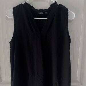 Black women's shell sleeveless top